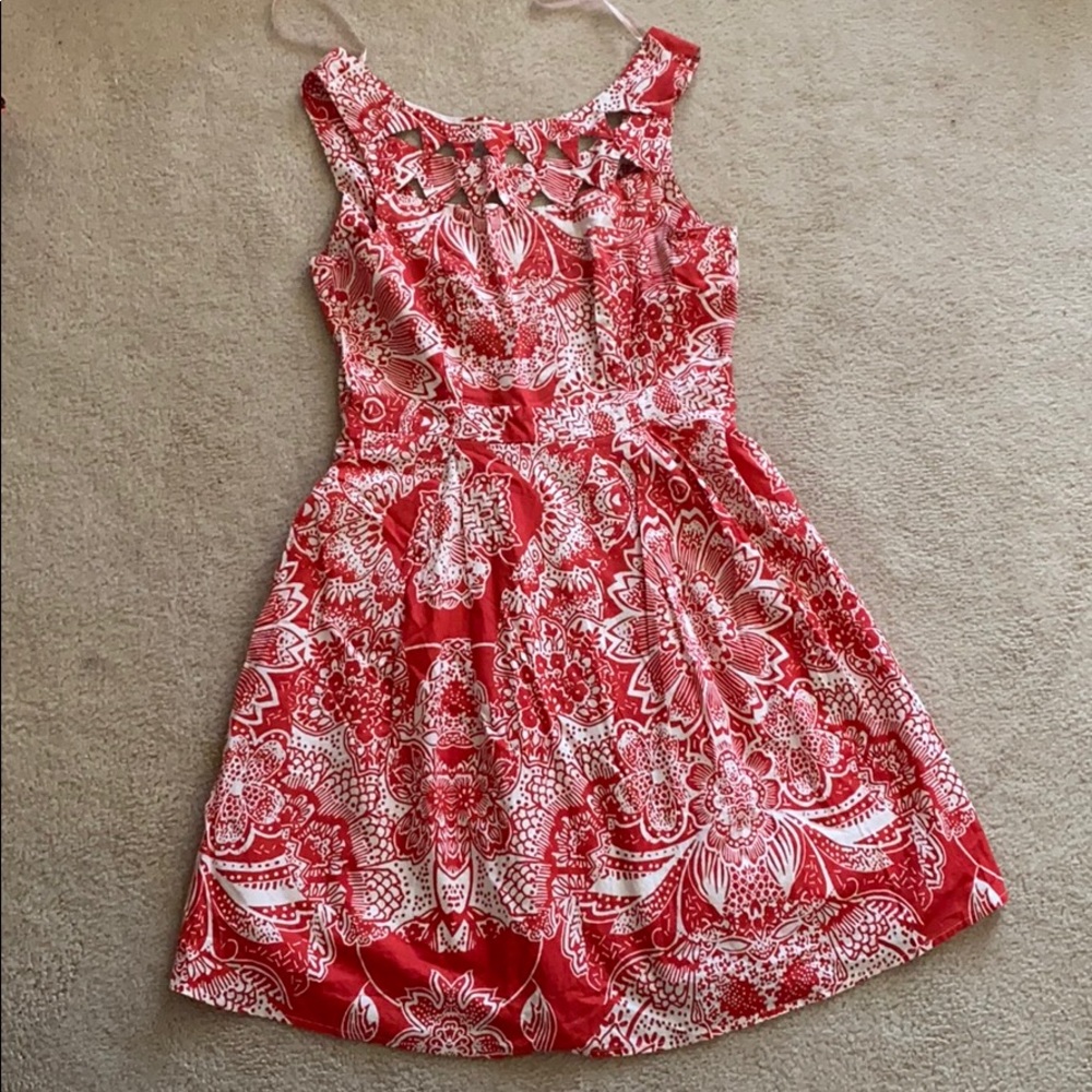 Fit and flare summer dress